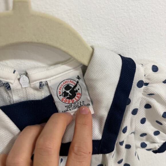 Vintage Good Lad Polka Dot Bubble Romper 12 months - Picture 5 of 7